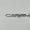 Dla Kia Carens Tylny bagażnik Chrome 3D Letter Badge Emblem Auto Tail Sticker 300M