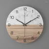 Wall Clocks Silent Clock Modern Design Quiet Sweep Movement Watch No-ticking Home Decor 2023