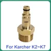 Waterpistool Sneeuw Schuimlans Hogedrukreiniger Slang Adapter M22 Pijp Snelkoppeling Converter Fitting Voor Karcher K-series233Q