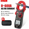 Clamp Meters NJTY Digital Clamp Meter 600A DC/AC ACTRACT Auto Range Multimeter 6000 Counts Voltmeter Ammeter Tång NCV OHM Electrician Tools 230728