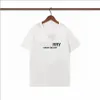 Italien designer t shirt mans kvinnor bomullstygdesigner tees tryckt mode avslappnad lyx varumärke toppversion broderi grossistpris 10%## 012