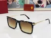 Realfine888 5A Eyewear Catier CT0384S Square Frame Luxury Designer Sunglasses For Man Woman With Glasses Cloth Box