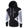 Men's Hoodies Custom Logo Hoodie Long Sleeve Sweater Pullover Mixed Color Slim Fitting Drawsting Top Fashion Casual Sport Clothing