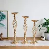 Candle Holders Wedding Props Gold Decoration Candlestick El Welcome Living Room Table Flower Arrangement