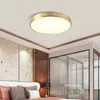 Plafondverlichting Chinese stijl koperen lamp moderne led slaapkamer ronde eetkamer woonkamer bureau