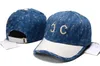 Fashion C logo Cappuccette da baseball di lusso per unisex casual sport digesker tappi di nuovi prodotti Personalità del cappello da sole Personalità semplici cappelli da casquette