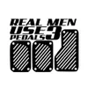 REAL MEN USE 3 PEDALS car whole body decal stickers ca-0032277i