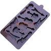 Whole- new silicone mold 10 even guitar shapes silicone chocolate mould ice tray mold DIY baking molds CDSM-231195I