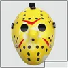 Party Masks Masquerade Jason Voorhees mask fredag ​​den 13: e skräckfilmen Hockey Scary Halloween Costume Cosplay Plastic Fy Drop Deliv Dhs4e