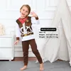 Pijamas Niños Niño Niño Vaquero Cosplay Disfraz Fiesta de Halloween Regalo Vestir Infantil Carnaval Loungewear Juego de rol Creaciones Set 230728