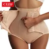 Modelador de cintura CXZD modelador de cintura modelador de cintura sexy modelador de corpo com gancho calcinha de controle duplo modelador de cintura fino 230728