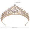 Wunderschöne Luxus-Braut-Tiara in Blau, Grün, Rot, Kristall, neue Braut-Stirnbänder, Hochzeit, Haarschmuck, neue Accessoires