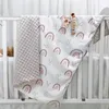 Decken zum Einwickeln von Babys, Unisex, dick, superweich, bequem, Regenbogenfarben, für Kleinkinder, Kinderzimmer, Bett, Decke, Kinderwagen, Bettlaken 230727