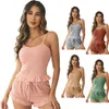 Women's Sleepwear Pajamas For Women Summer Pyjamas 2Piece Set Sexy Ladies Sleep Tops Shorts Girls Home Clothes Suit Loungewear Woman