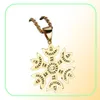 Iced Out кулон-снежинка ожерелья мужские роскошные дизайнерские мужские блестящие бриллиантовые снежинки подвески золото серебро цветок ожерелье Jewellr7369738