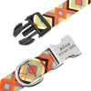 Collare per cani personalizzato Collare per cani personalizzato in nylon con targhetta con targhetta Incisione gratuita per cani di taglia piccola e media Pitbull L230620