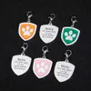 Acessórios de coleira de cachorro de estimação personalizada gravada para cachorro de estimação Etiqueta de identificação de cachorro de gato personalizada Etiquetas de nome de pata de aço inoxidável Pingente anti-perda L230620