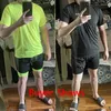 Inne artykuły sportowe męskie zestawy biegów letnia odzież sportowa fitness Szybkie suche koszulki