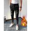 Hommes Jeans Hiver Brossé Pantalon Hommes En Peluche Épaissir Designer De Luxe Mince Style Coréen Vêtements Streetwear Homme Denim Pantalon Homme