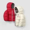 Casaco de inverno de inverno, que quente, casaco para meninos pode ser usado em ambos os lados