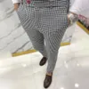 Men's Pants Summer Casual Trousers Fashion Classic Stripe Plaid Black Solid Color High Quality Formal Suit Male 230727