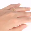 Обручальные кольца Дуезинг 7 -миллиметровый двойной буквы с полным цирконием Мини -мороженое кольцо простое роскошное кольцо, подходящее для женщин, чтобы носить ювелирные украшения, открытое кольцо 230727