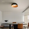 Ceiling Lights Modern White Black Bowl Shape LED Bedroom Dining Room Parlor Hanging Lamp Drop