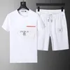 Trapstar Mens T Shirts London Suit Chest Handduk Broderi och shorts av hög kvalitet Casual Street British Fashion Märke DET DESIGNER 1132ESS