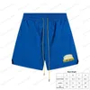 RH Designer Men Limited Rhude Shorts Summer Swim Sweet Longueur Hip Hop High Street Street Training Pantal Pantal
