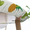 Bordduk Rundtäcke för matsal Elastisk dukduk Akvarell Kaktus med frukt monterade husdekoration