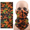 Jungle 3D Camo Guêtres Sports de plein air Écharpe magique Vélo Bandeau Vélo Vélo Cagoule Cou Tube Réchauffeur Équitation Bandanas Masque Visage