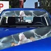 Horse Car Front File Reflective Decals Rear Windshield Autos Sticker Sun Protection 130 21cm227k