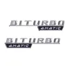 2PCS Car Fender Biturbo 4Matic Sticker for Mercedes Benz AMG CLA