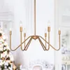 Chandeliers Custom American Vintage Gold Metal Iron Lights Dining Room Living Table Pendant Lamp Bedroom Home Deco Fixtures