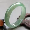 Armreif, Zertifikat senden, echte Grade-A-Jade-Armreifen, Damen-Heilschmuck, echte natürliche Burma-grüne Jade-Jadeit-Armbänder