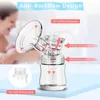 Breastpumps Portable Electric Breast Pump USB Chargable Silent Automatic Milker Comfort For Pregnant Women Silicone BreastFeeder BPA Free x0726