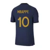 Yoga outfit Maillots de Football 2022 Soccer Jersey French Benzema Shirts Mbappe Griezmann Pogba Kante Maillot Foot Kit Top Shirt Dr OT79N