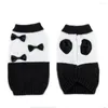 Dog Apparel Elegant High Quality Winter Sweater Pet Clothes With Bowtie Coat For Small To Large Puppy Dogs Cats