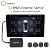 Ownice USB Car Android TPMS monitor de pressão dos pneus Sistema de alarme de monitoramento de pressão de navegação Android transmissão sem fio TPMS2848