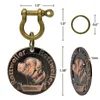 Médaille de chien en bronze personnalisée gravée relief Vintage Dog ID Name Tags pour petit moyen grand chien Labrador Bulldog Samoyède L230620