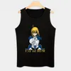 Débardeurs pour hommes Artoria Pendragon - Saber Excalibur Top Hommes Gym Vêtements Sans Manches T-shirts Pour Singlets Anime Vêtements