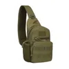 Outdoor Zakken Militaire Tactische Sling Bag Mannen Outdoor Wandelen Camping Schoudertas Leger Jacht Vissen Fles Pack Borst Sling Molle rugzak 230727