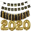 Gordijn 2023 Afstuderen Decoraties Ballonnen Rekwisieten Banner Papieren Tassel Set