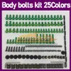 OEM Body full bolts kit For HONDA CBR954RR 02 03 CBR900RR CBR 954 RR 900RR CBR954 RR 2002 2003 GP123 Fairing Nuts screw bolt screw199M