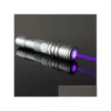 Pointeurs Laser Plus Powerf 5000M 532Nm 10 Mile Sos Lazer Lampe de Poche Militaire Vert Rouge Bleu Violet Stylo Faisceau Lumineux Chasse Enseignement D Dh71S