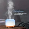 1pc Essential Oil Wood Diffuser Humidifier With 7 Colors Lights 2 Mist Mode Waterless Auto Off For Home Office Room