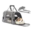 Cat Carriers Sac de transport respirant pour animaux de compagnie avec tapis Chiens Chaton Portable Voyage Sac à main Fourre-tout pour animaux Caisses de chenil Approuvé par la compagnie aérienne