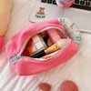 Portable Kawaii grande capacité porte-crayon mignon sac école étudiant papeterie stockage toile fille sacs