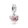 Designer mamma Festa della mamma regalo charms gioielli braccialetto collana accessori ciondolo madre gingillo fai da te fit braccialetto moda Pandora con scatola