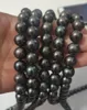 Chaînes Real Thing Charme 11-12mm Collier de perles noires des mers du Sud 18 '' 14K Accessoire de bijoux